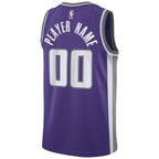 Sacramento Kings Nike 2020/21 Swingman Custom Jersey - Icon Edition - Purple