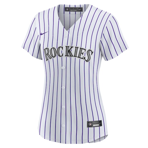 Colorado Rockies Nike Women's #1 Mom Home Replica Jersey - White