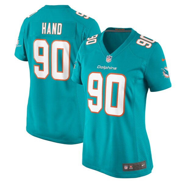 Da'Shawn Hand Miami Dolphins Nike Women's  Game Jersey -  Aqua