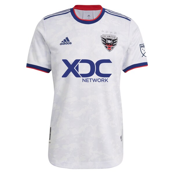 Edison Flores D.C. United adidas 2022 The Marble Authentic Player Jersey - White