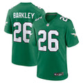 Saquon Barkley Philadelphia Eagles Nike Alternate Game Jersey -  Kelly Green/Black/Green/White