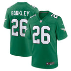 Saquon Barkley Philadelphia Eagles Nike Alternate Game Jersey -  Kelly Green/Black/Green/White