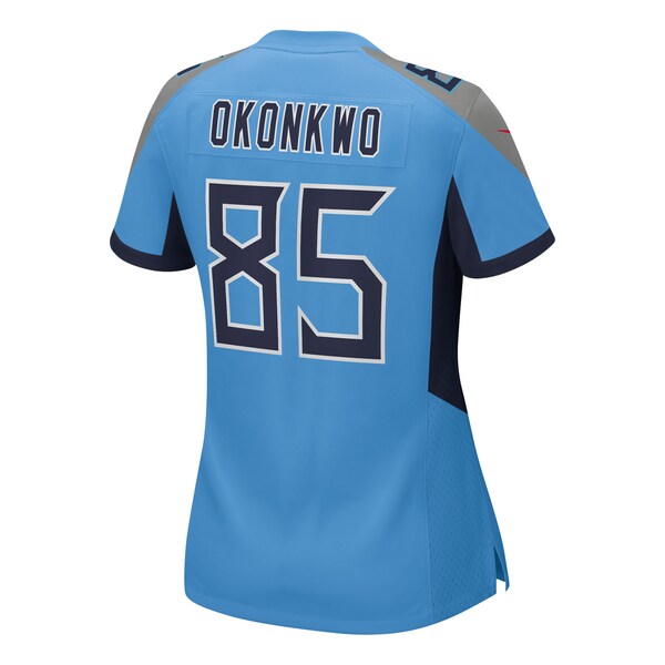 Chigoziem Okonkwo Tennessee Titans Nike Women's Team Game Jersey -  Light Blue