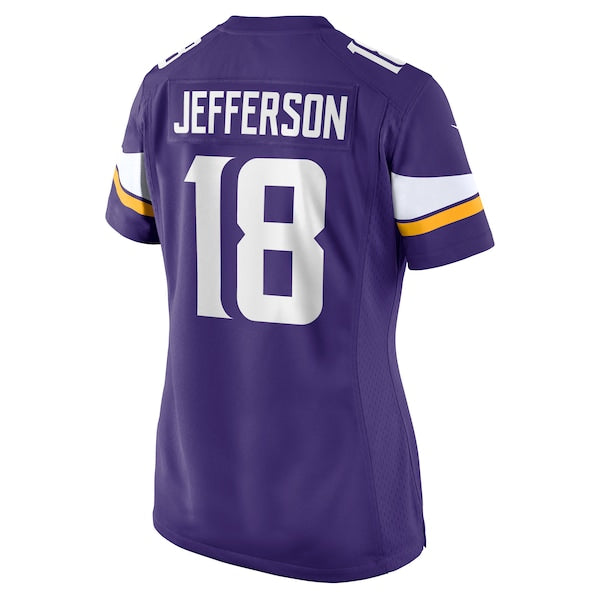 Justin Jefferson Minnesota Vikings Nike Women's  Game Jersey -  Purple