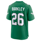 Saquon Barkley Philadelphia Eagles Nike Alternate Game Jersey -  Kelly Green/Black/Green/White