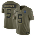 Anthony Richardson Sr. Indianapolis Colts Nike 2025 Salute to Service Limited Jersey - Olive