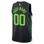 Boston Celtics Nike Unisex 2024/25 Custom Swingman Jersey - City Edition - Black