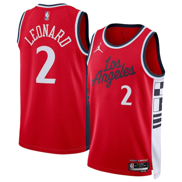 Kawhi Leonard LA Clippers Jordan Brand Unisex 2024/25 Swingman Jersey - Statement Edition - Red