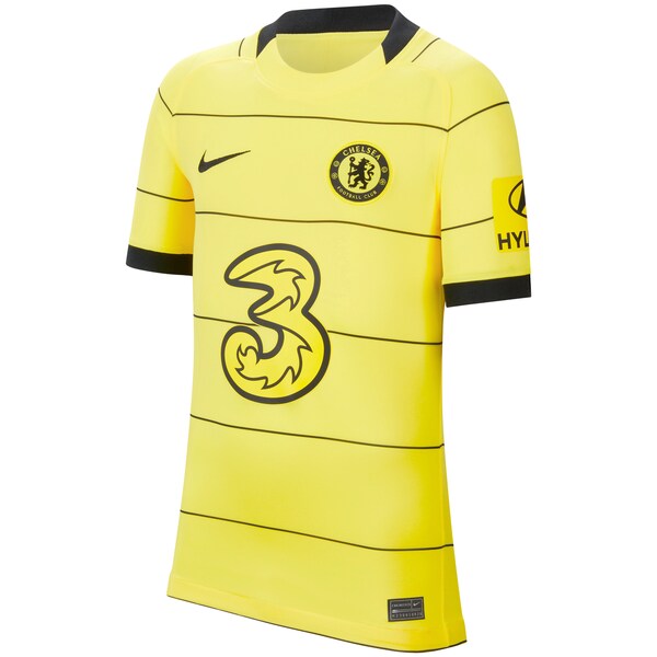 Chelsea Nike Youth 2021/22 Away Breathe Stadium Jersey - Yellow
