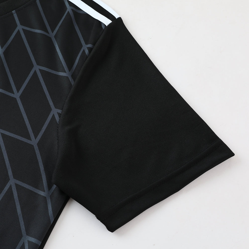 Adidas Short Sleeve Training Jersey Set - AD05- Black
