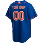 New York Mets Nike Alternate Replica Custom Jersey - Royal