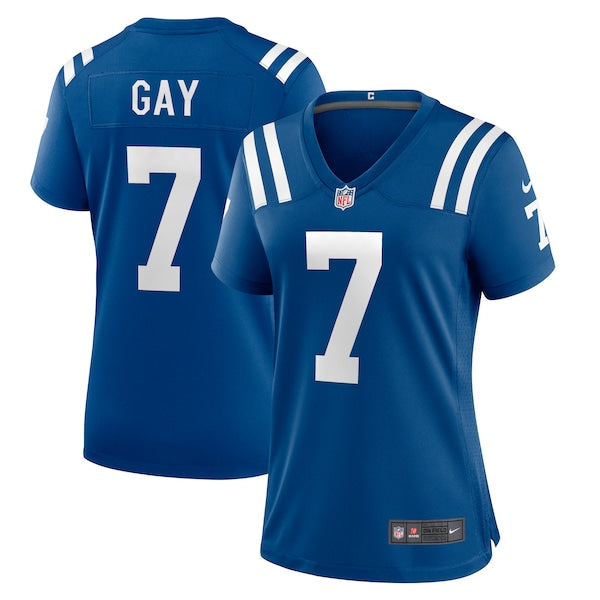 Matt Gay Indianapolis Colts Nike Women's Team Game Jersey - Royal/Blue