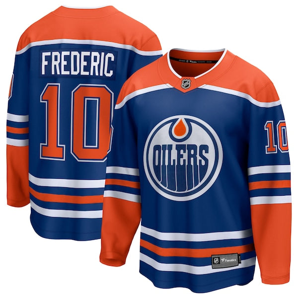 Trent Frederic Edmonton Oilers  Home Breakaway Jersey - Royal