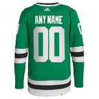 Dallas Stars adidas  Home  Primegreen Authentic Custom Jersey - Green