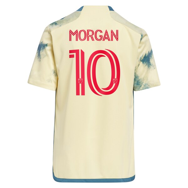 Lewis Morgan New York Red Bulls adidas Youth 2024 Daniel Patrick Kit Replica Jersey - Yellow