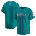 Seattle Mariners Nike Alternate Limited Jersey - Aqua/Navy
