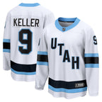 Clayton Keller Utah Hockey Club  Breakaway Player Jersey - White/Black