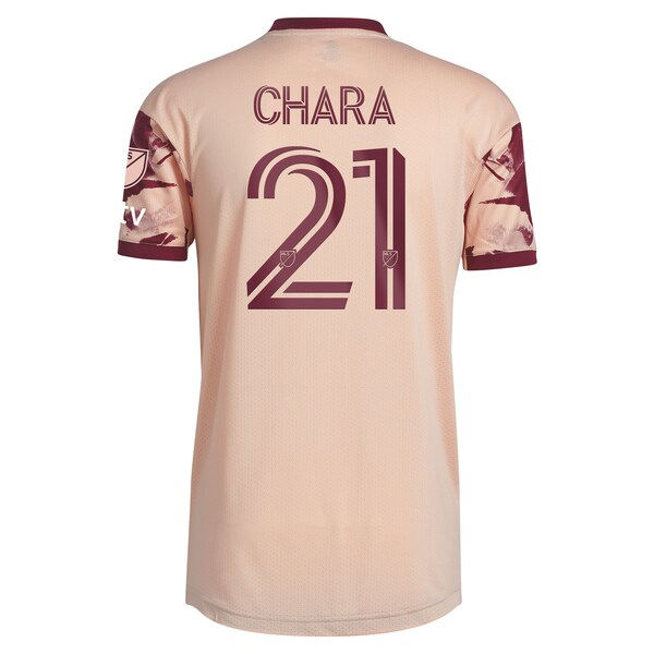 Diego Chara Portland Timbers adidas 2024 Heritage Rose Kit Authentic Player Jersey - Pink