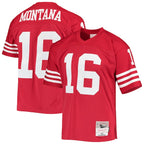 Joe Montana San Francisco 49ers Legacy Replica Jersey - Scarlet/White