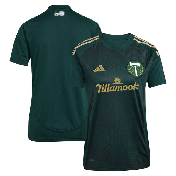 Portland Timbers adidas Women's 2025 Forever Green & Gold Replica Jersey - Green