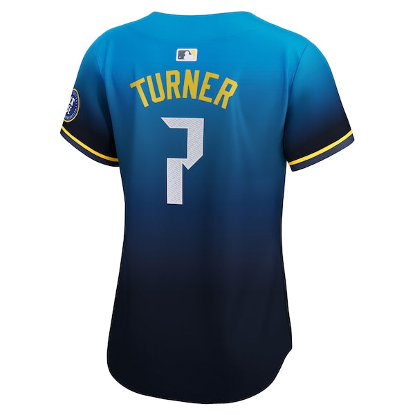 Trea Turner Philadelphia Phillies Nike Women's 2024 City Connect Limited Player Jersey - Blue