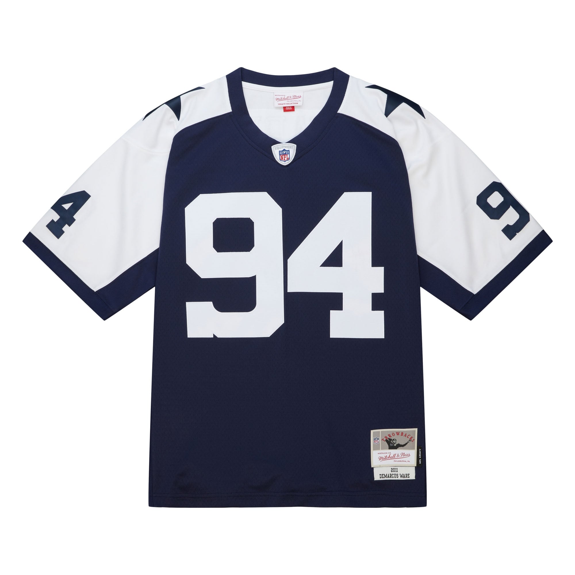 DeMarcus Ware Dallas Cowboys  2005 Legacy Replica Jersey - White/Navy