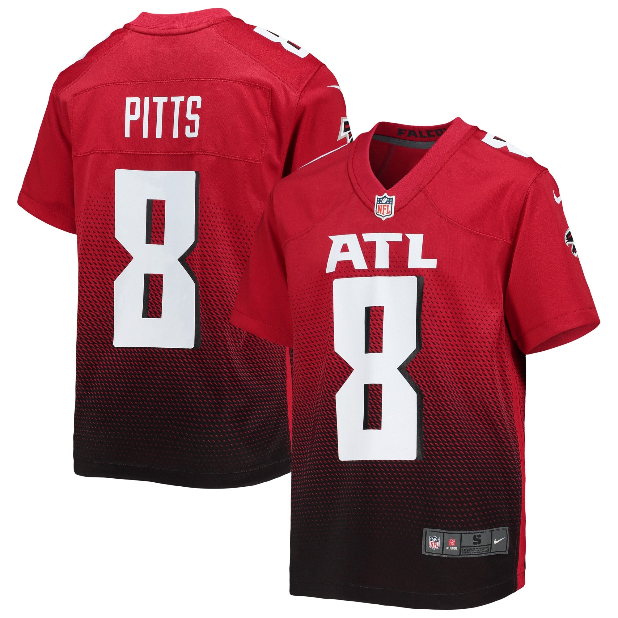 Kyle Pitts Atlanta Falcons Nike Youth Game Jersey - Black/Red