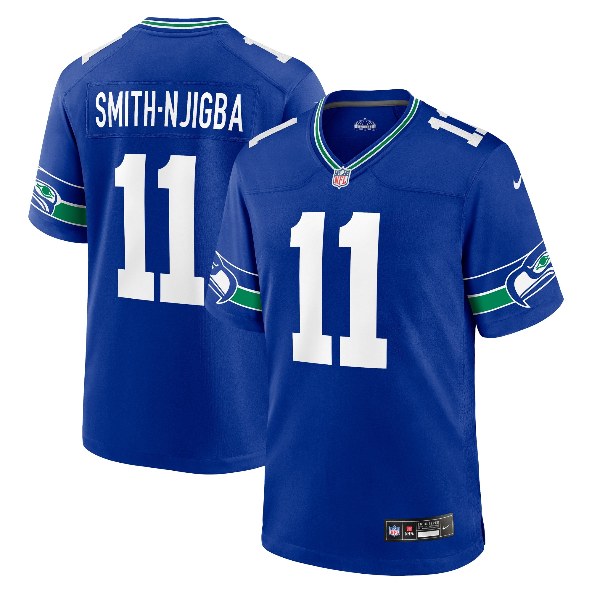 Jaxon Smith-Njigba Seattle Seahawks Nike 2023 NFL Draft First Round Pick Game Jersey - College Navy/Royal