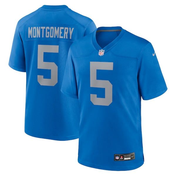 David Montgomery Detroit Lions Nike Alternate Game Jersey -  Blue