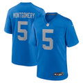 David Montgomery Detroit Lions Nike Alternate Game Jersey -  Blue