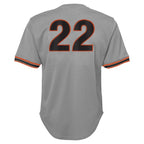 Will Clark San Francisco Giants Youth Cooperstown Collection Mesh Batting Practice Jersey - Gray