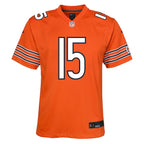 Rome Odunze Chicago Bears Nike Youth Alternate Game Jersey - Orange