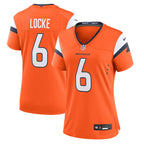 P.J. Locke Denver Broncos Nike Women's Team Game Jersey -  Orange
