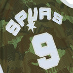 Tony Parker San Antonio Spurs Hardwood Classics 2000/01 Ghost Green Swingman Jersey - Camo