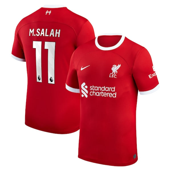 Mohamed Salah Liverpool Nike 2023/24 Home Replica Player Jersey - Red/White