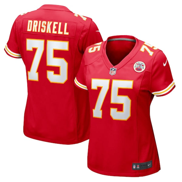 Ethan Driskell Kansas City Chiefs Nike Women's  Game Jersey -  Red