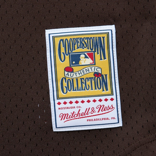 Tony Gwynn San Diego Padres 1985 Authentic Cooperstown Collection Mesh Batting Practice Jersey - Brown