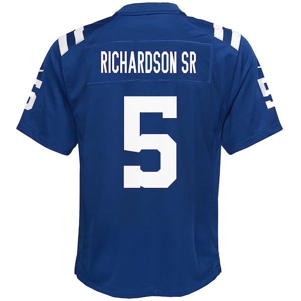 Anthony Richardson Sr. Indianapolis Colts Nike Youth Team Game Jersey - Royal