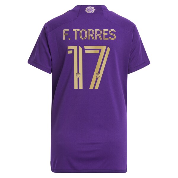 Facundo Torres Orlando City SC adidas Women's 2024 The Wall Kit Replica Player Jersey - Purple
