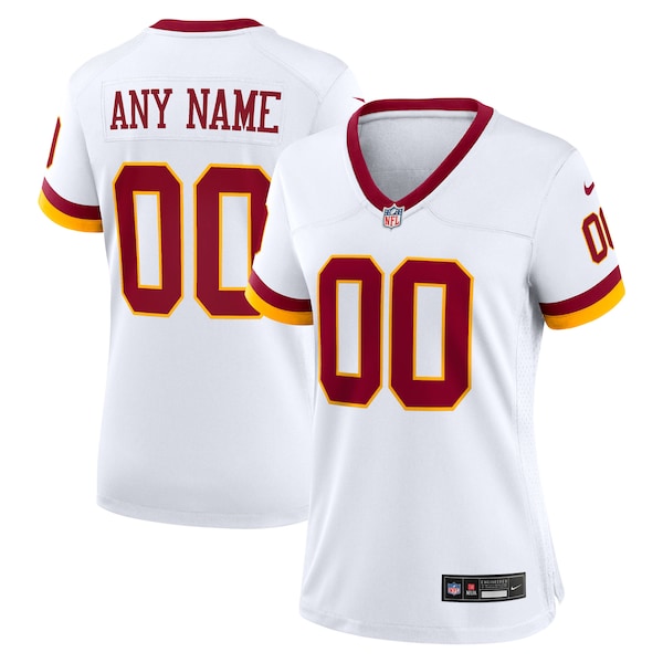 Women's Nike Washington Commanders Super Bowl Era Custom Game Jersey - White/Burgundy