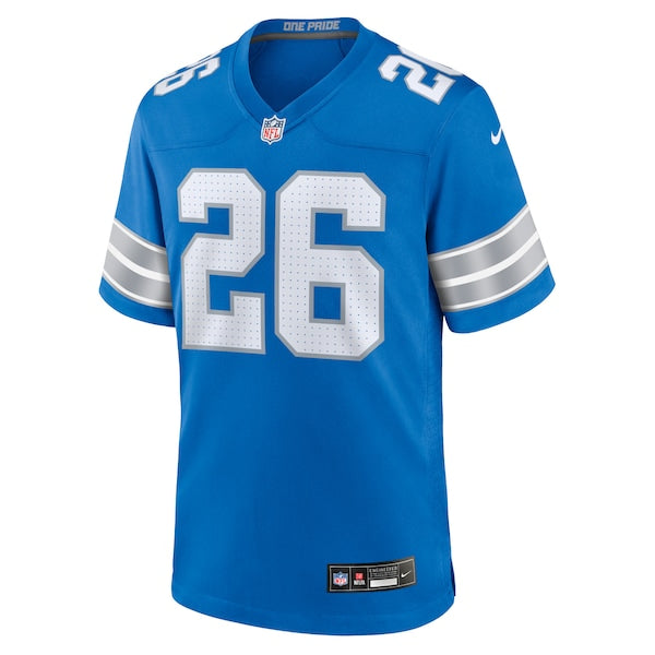 Jahmyr Gibbs Detroit Lions Nike Game Jersey - Blue