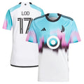 Robin Lod Minnesota United FC adidas 2024 The Northern Lights Kit Replica Jersey - White