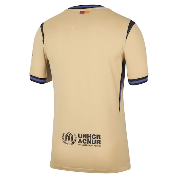 Barcelona Nike 2025/26 Away Stadium Replica Jersey - Gold/Navy