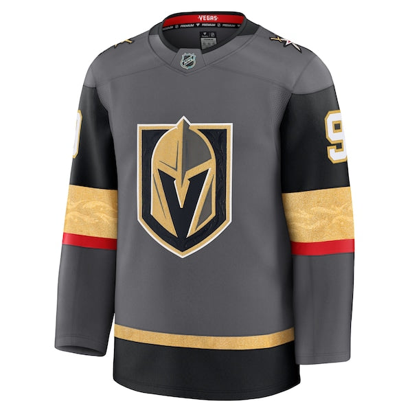 Jack Eichel Vegas Golden Knights  Alternate Premium Jersey - Gray/Gold