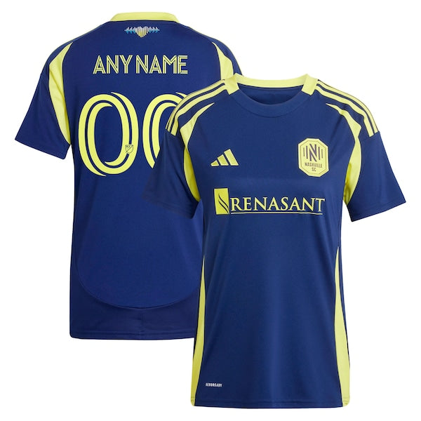 Nashville SC adidas Women's 2025 The Heart of Nashville Kit Replica Custom Jersey - Navy