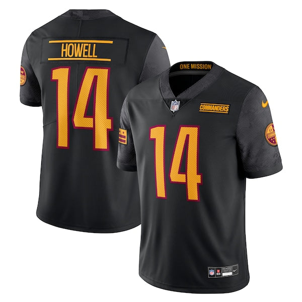 Sam Howell Washington Commanders Nike Alternate Vapor Untouchable Limited Jersey - Black