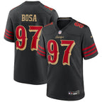 Nick Bosa San Francisco 49ers Nike 2025 Rivalries Collection Game Jersey - Black