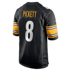 Kenny Pickett Pittsburgh Steelers Nike Youth Game Jersey - Black/White