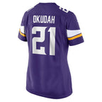 Jeff Okudah Minnesota Vikings Nike Women's Team Game Jersey -  Purple