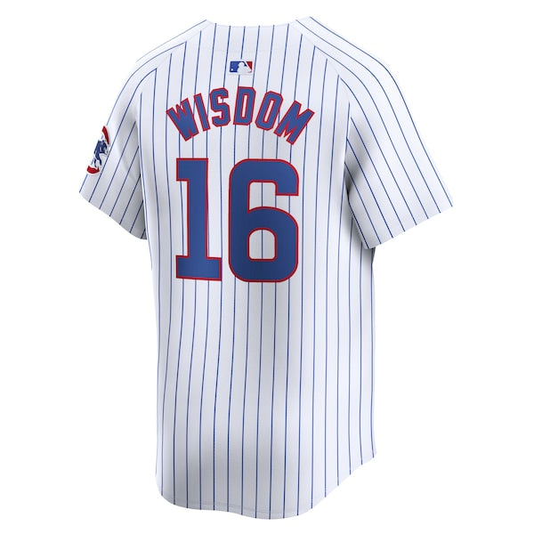 Patrick Wisdom Chicago Cubs Nike Home Limited Player Jersey - White